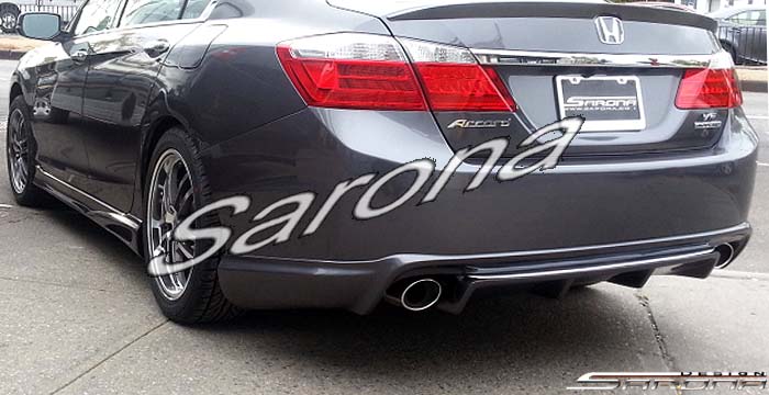 Custom Honda Accord  Sedan Rear Lip/Diffuser (2013 - 2015) - $590.00 (Part #HD-007-RA)